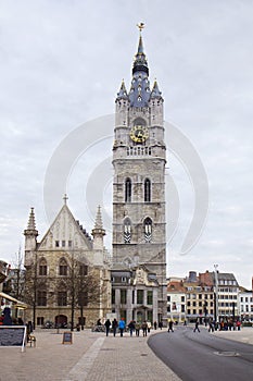 Belgium. Gent. The Belfry Tower.