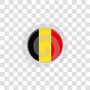 belgium icon sign and symbol. belgium color icon for website design and mobile app development. Simple Element from countrys flags