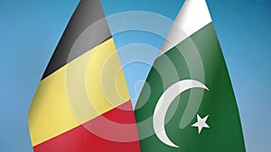 Belgium and Pakistan two flags