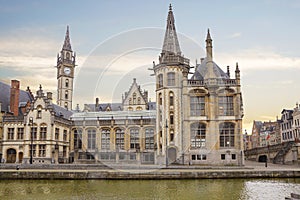 Belgium. The post office of Ghent.