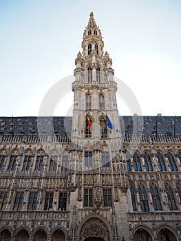 Belgium, the town square of Belgium where many people