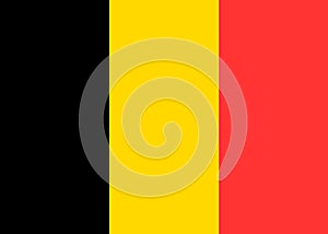 Belgium vector flag photo