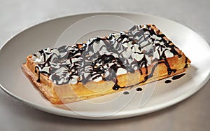 Belgium waffle 2 photo