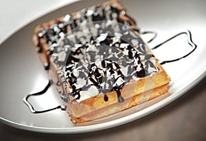 Belgium waffle 3 photo
