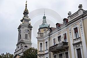 Belgrade city, historic buildings. Serbia. Europe