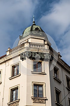 Belgrade city, historic buildings. Serbia. Europe