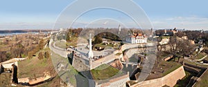 Belgrade fortress, aerial view