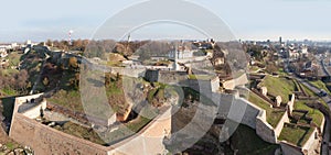 Belgrade fortress, aerial view