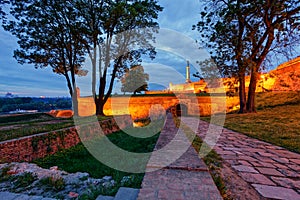 Belgrade fortress and Kalemegdan park