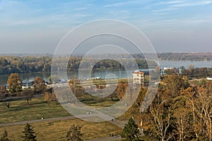 Belgrade Fortress and Kalemegdan Park in the center of city of Belgrade, Serbia