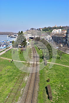 Belgrade, Old Town - View from Branko`s Bridge