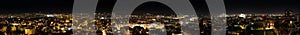 Belgrade panorama by night