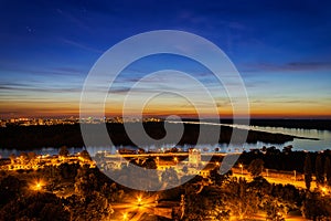 Belgrade, panoramic view from Kalemegdan