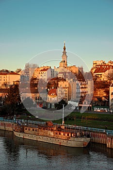 Belgrade from river Sava