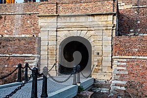 Belgrade`s castle of kalemegdan, ancient fortress