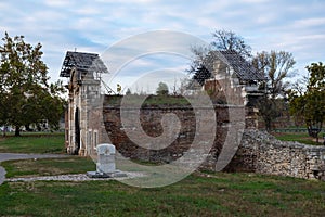 Belgrade`s castle of kalemegdan, ancient fortress