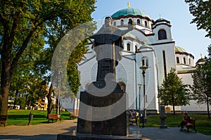 Belgrade, Serbia: Beautiful Cathedral of Saint Sava in Belgrade