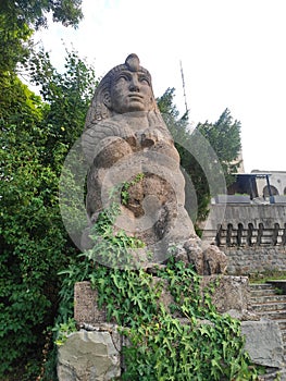 Belgrade Serbia hotel Avala spinx statue