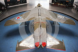 Belgrade, Serbia-mart 16, 2015: Yugoslav Eagle Plane im museum Y