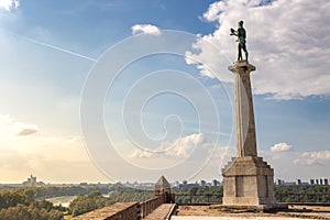 Belgrade Serbia Victor Monument on Kalemegdan