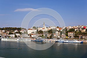 Belgrade, Serbia, view from the river Sava