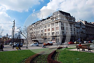 Belgrade urban view