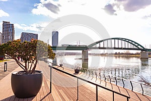 Belgrade Waterfront is an urban renewal development project by the Sava River