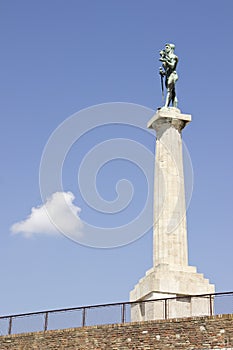 Belgrade winner statue