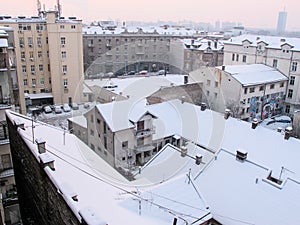 Belgrade in winter