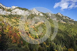 Belianske Tatras in autumn. Slovakia