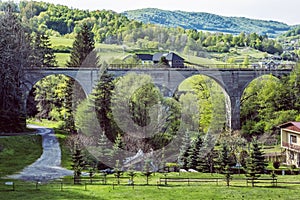 Beliansky viaduct, Banska Bela, Slovakia photo