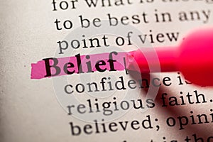 belief