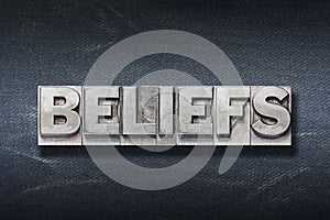 Beliefs word den