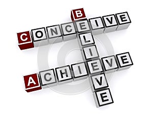 Believe, conceive, achieve