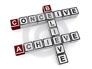 Believe, conceive, achieve photo