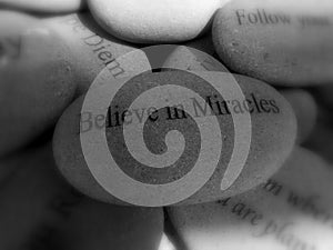 Believe in Miracles Stone photo
