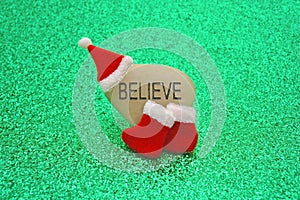 Believe in Santa Claus Concept Image