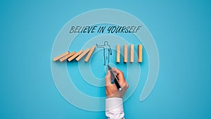 Believe in yourself sign