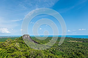 Belitung island landscape from Batu Beginda in Indonesia