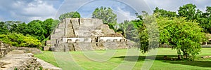 Belize, Central America, Altun Ha Temple. Web Banner