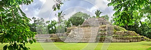 Belize, Central America, Altun Ha Temple. Web Banner