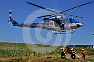 Bell 412 in action