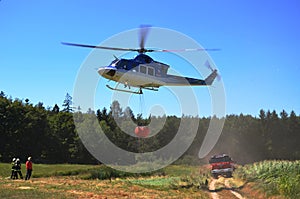 Bell 412 in action