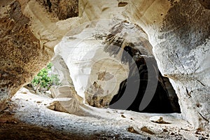 Bell caves Luzit in Israel