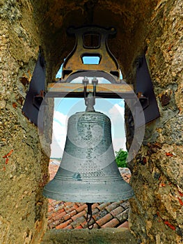 bell in the church of Pumarejo photo
