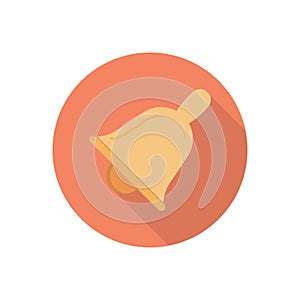 Bell vector flat colour icon