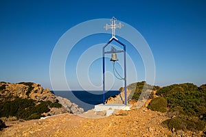 Bell and Cross on Telendos Island