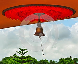 Bell at Grand Bassin. Mauritius photo