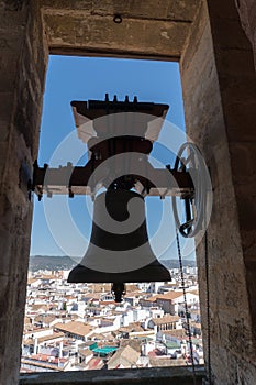 Bell Of The Great Mezquita Cathedral Of Cordova