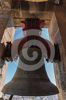 Bell Of The Great Mezquita Cathedral Of Cordova